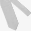 Gray woven bamboo tie