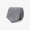 Gray zigzag pattern tie