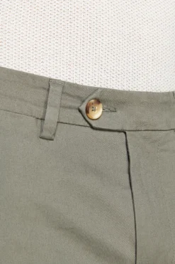 Green chino pants