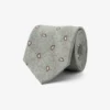 Green micro cashmere pattern tie