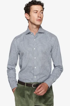 Green Pied de Poule shirt