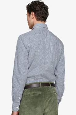 Green Pied de Poule shirt