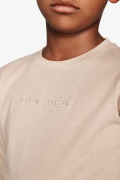 KIDS Beige t-shirt with embroidery