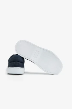 KIDS Blue ecosuede sneakers