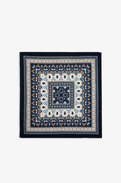 KIDS Blue floral design pashmina scarf
