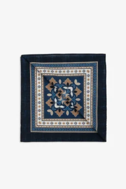 KIDS Blue floral design pashmina scarf