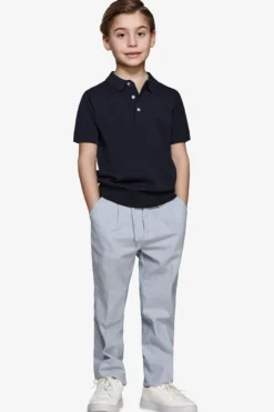 KIDS Blue knit polo