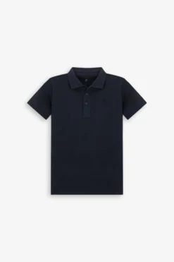 KIDS Blue piqué polo shirt