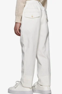 KIDS Cream jersey trousers