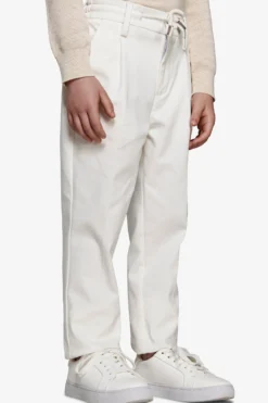KIDS Cream jersey trousers