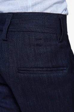KIDS Dark blue denim-effect trousers