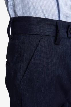 KIDS Dark blue denim-effect trousers