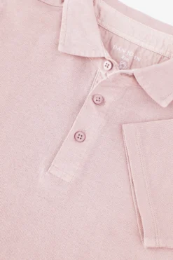 KIDS Pink piqué polo shirt