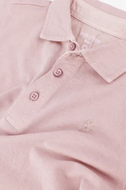 KIDS Pink piqué polo shirt