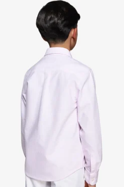 KIDS Pink striped Oxford shirt