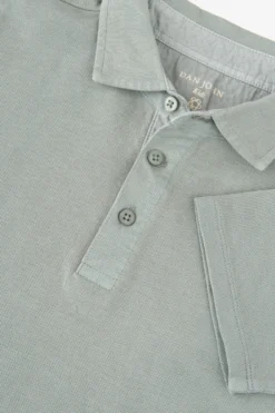 KIDS Sage piqué polo shirt