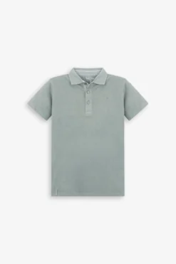 KIDS Sage piqué polo shirt
