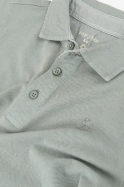 KIDS Sage piqué polo shirt