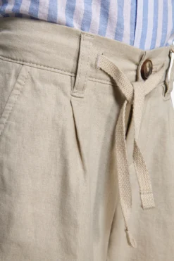 KIDS Sand linen blend Bermuda shorts