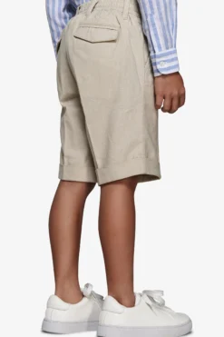 KIDS Sand linen blend Bermuda shorts
