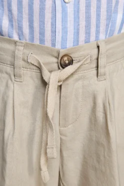 KIDS Sand linen blend Bermuda shorts