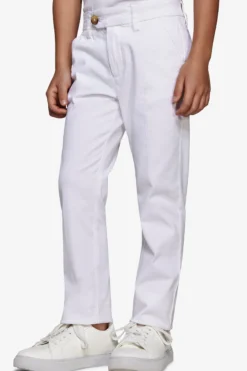 KIDS White chino pants