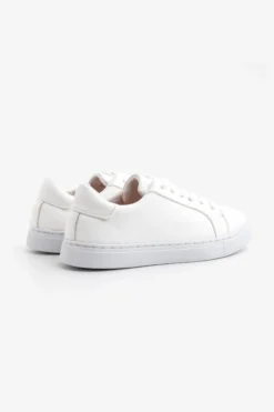 KIDS White leatherette sneakers