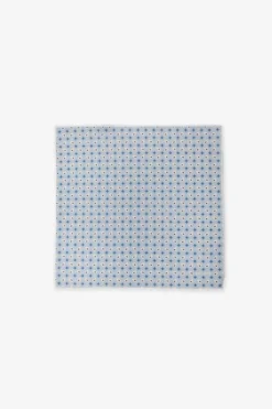 Light blue cashmere pattern pocket square