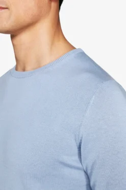 Light blue crewneck sweater