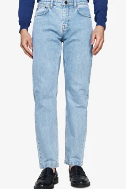 Light blue denim trousers