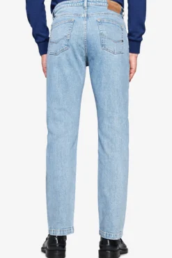Light blue denim trousers