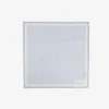 Light blue micro check pocket square