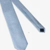 Light blue micro pattern jacquard tie