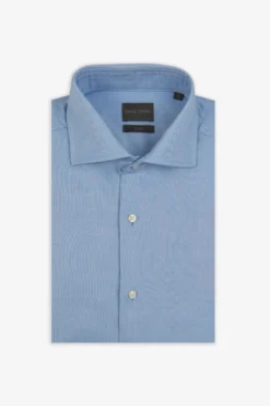 Light blue slim Oxford shirt