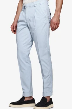 Light blue woven trousers