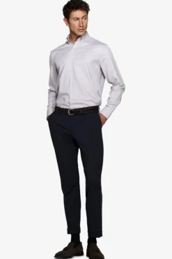 Light gray button down Oxford shirt
