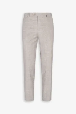 Light gray Pied de Poule suit trousers