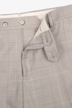Light gray Pied de Poule suit trousers