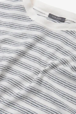 Navy striped t-shirt