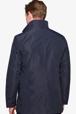 Navy Trench coat with bib