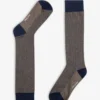 3-pack multi-pattern blue socks