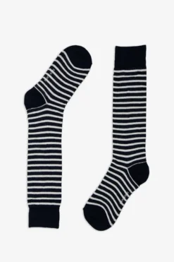 3-pack multi-pattern blue socks