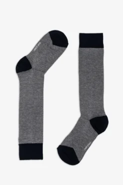 3-pack multi-pattern blue socks