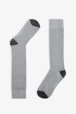3-pack multi-pattern gray socks
