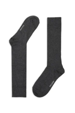 3-pack solid colour ribbed socks