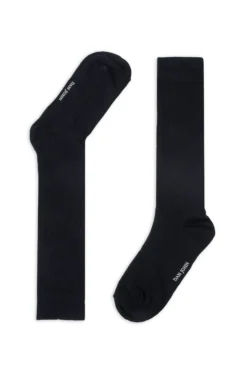 3-pack solid colour ribbed socks