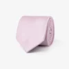 Pink twill tie