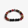Red medium pearls bracelet