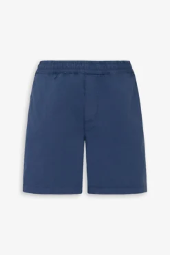 Royal blue parachute fabric bermuda shorts