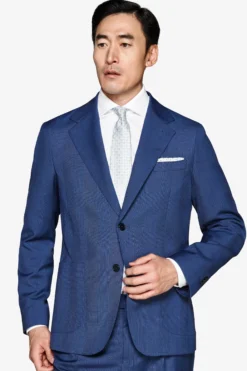 Royal blue Prince of Wales blazer